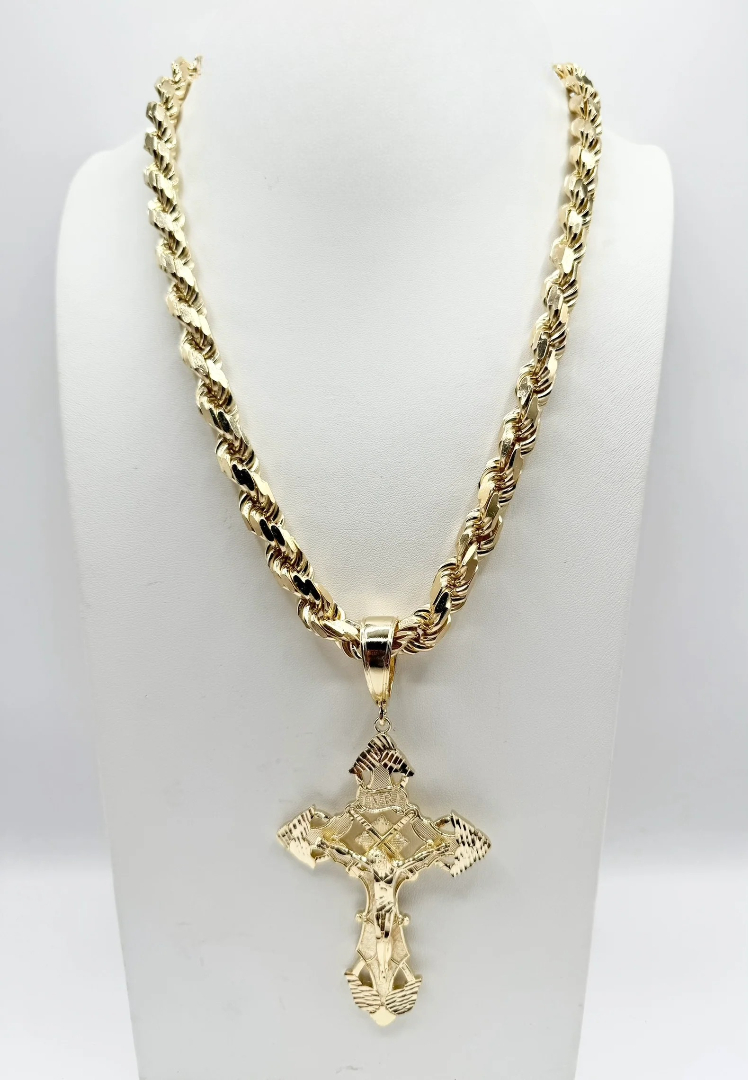 Picture of 11mm Diamond Cut Rope with Pendant