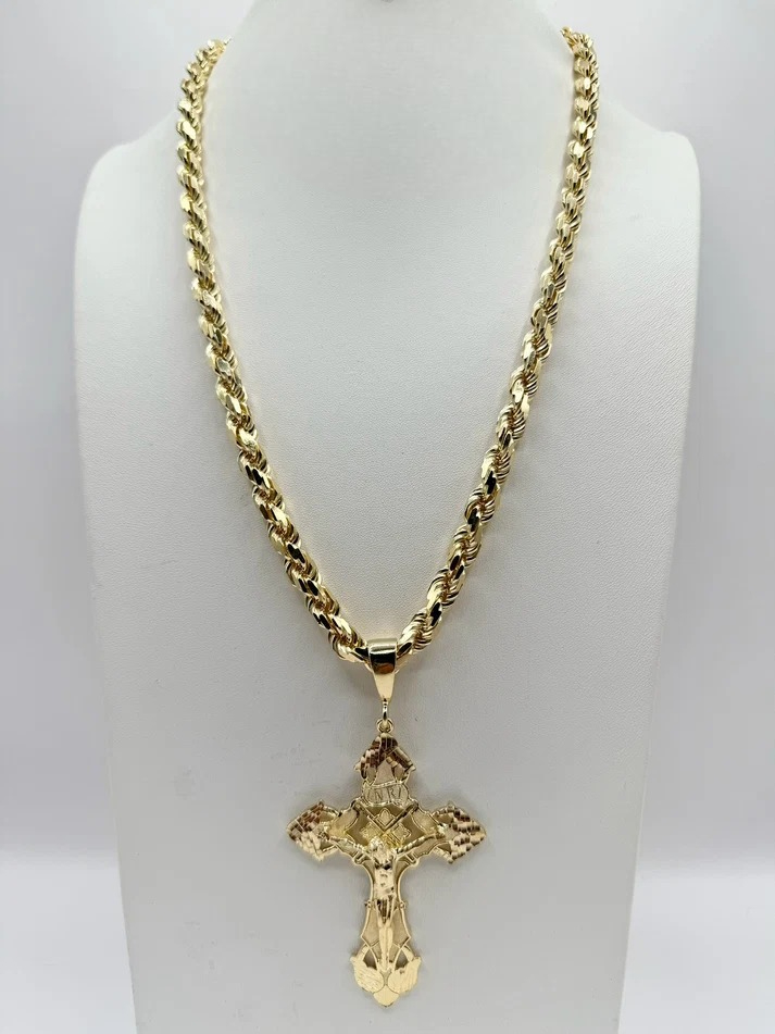 Picture of 8mm Diamond Cut Rope with Pendant